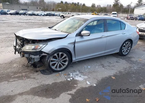 2013 Honda Accord Sport from USA, damaged, VIN 1HGCR2F55DA021218